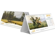 заказать печать 100 календарей-домиков перекидных «210x110x77 мм.» 13 листов, 4+4