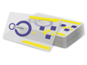 заказать печать 50 пластиковых карт, полноцветная печать с обеих сторон на прозрачном пластике