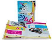 заказать печать 5 000 каталогов «А6», 4+4, бумага 115 г/м², книжная ориентация, 20 страниц